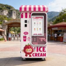 Máquina expendedora comercial de helados con administración remota y producción de 15 segundos